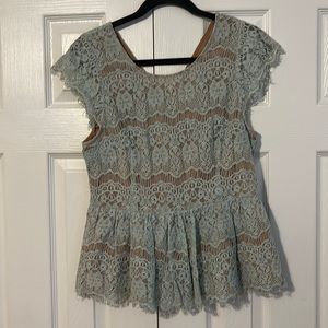 Anthropologie LIKE NEW Peplum Blouse